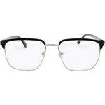 Metal 4139 Square Men's Reading Glasses - Gold Brown